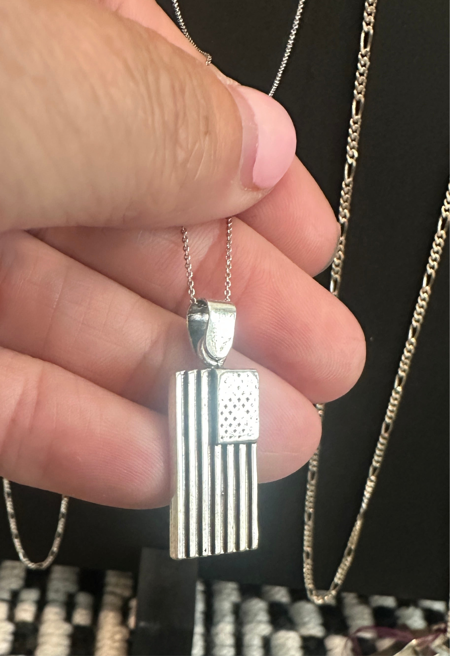 American flag pendant