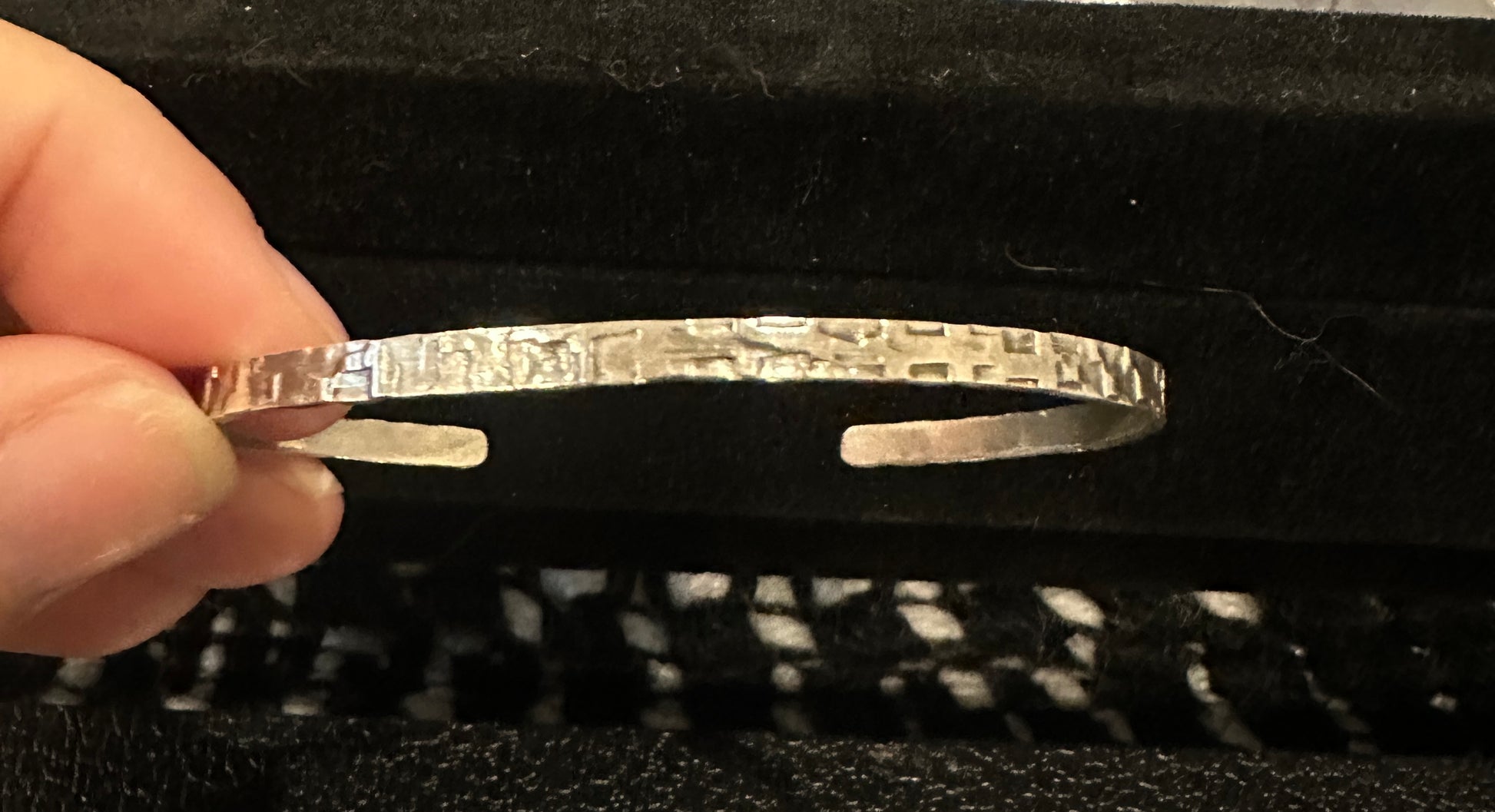 Sterling silver cuff bracelet