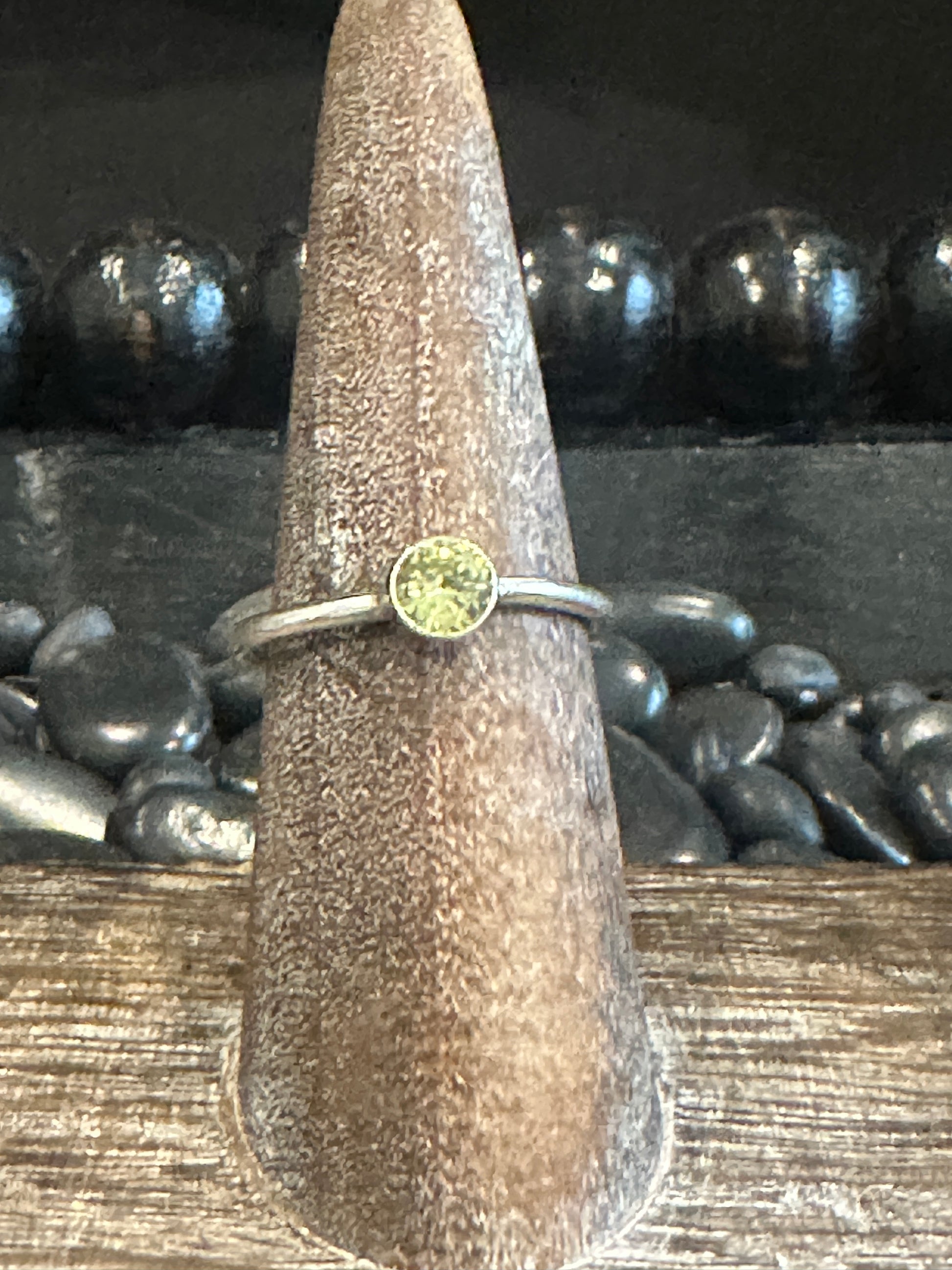 Yellow zirconia ring