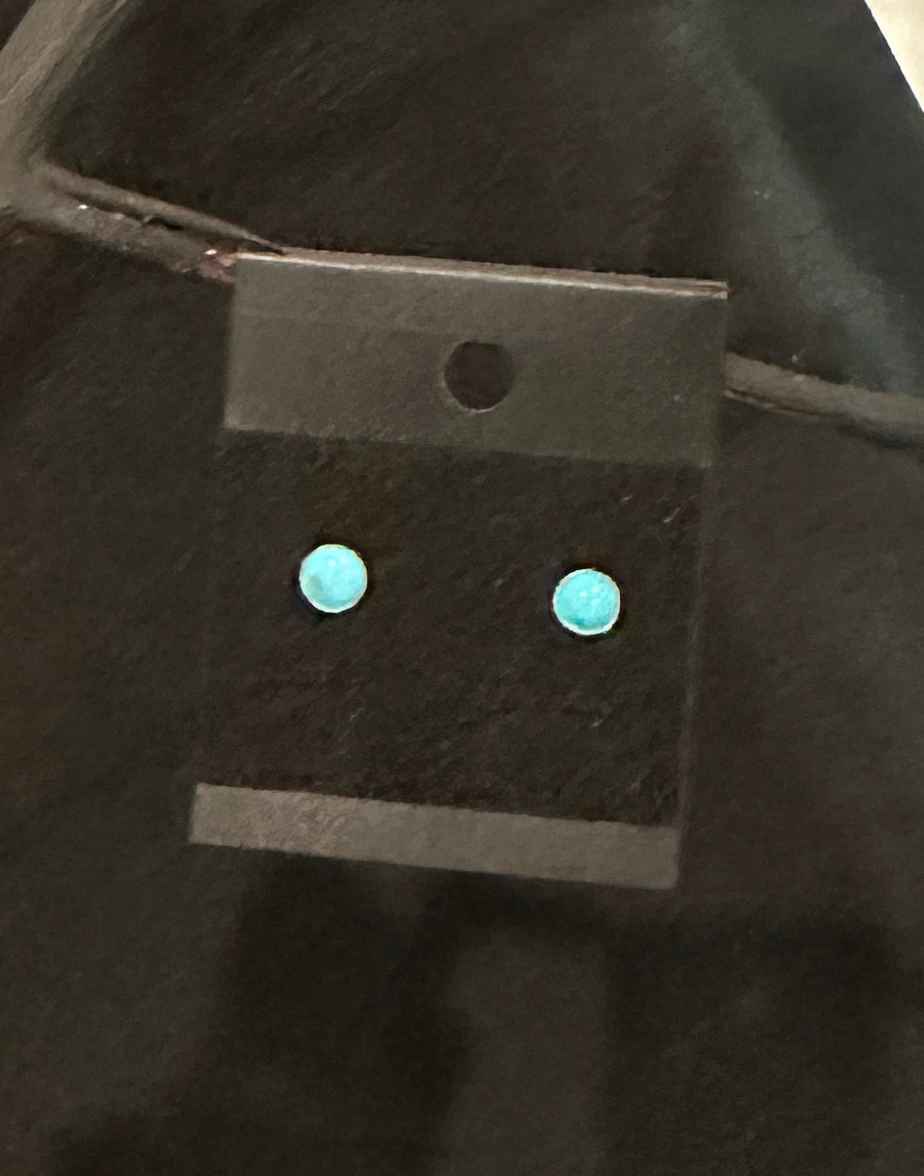 Sleeping beauty turquoise stud earrings