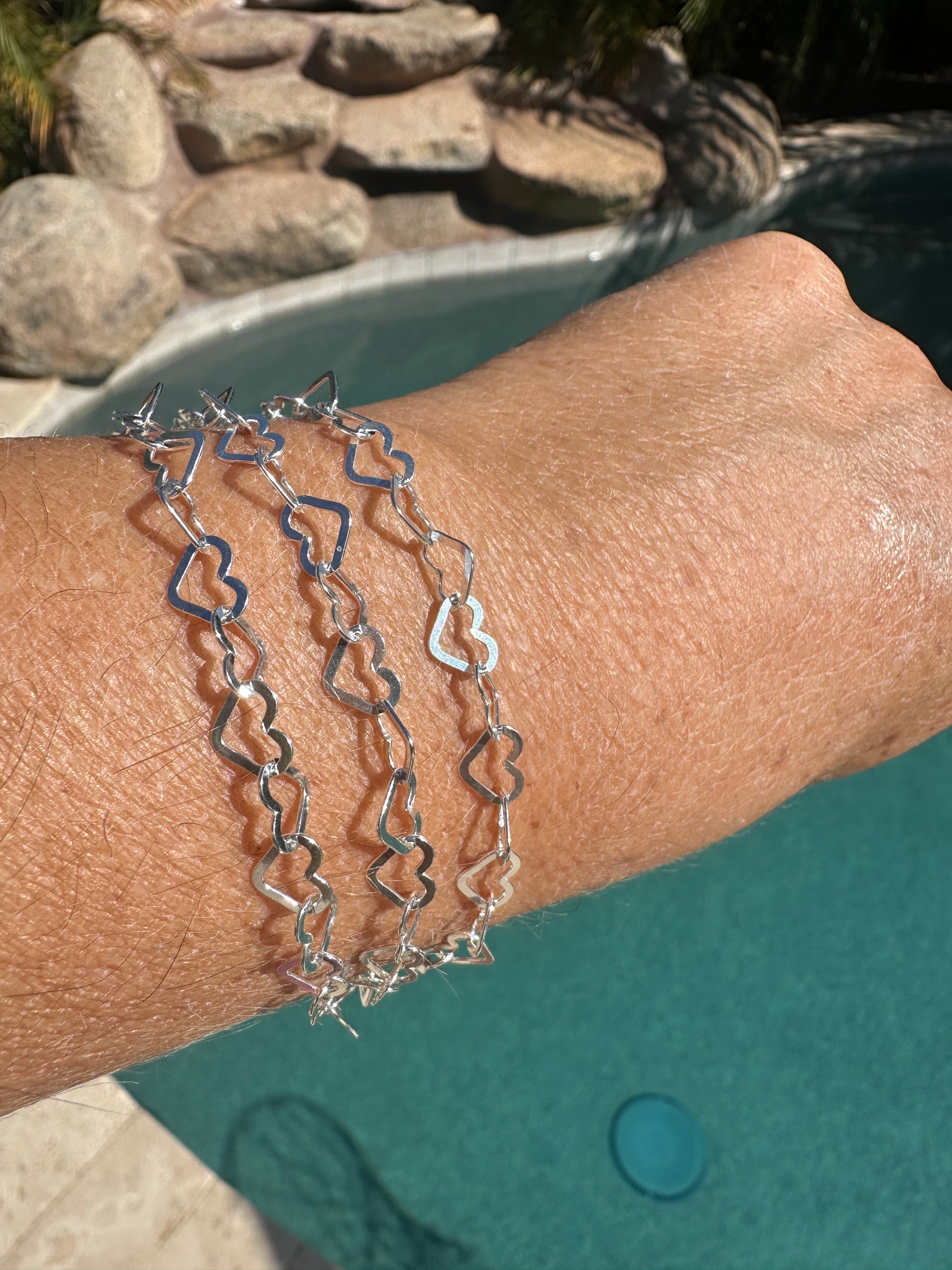 A heart bracelet
