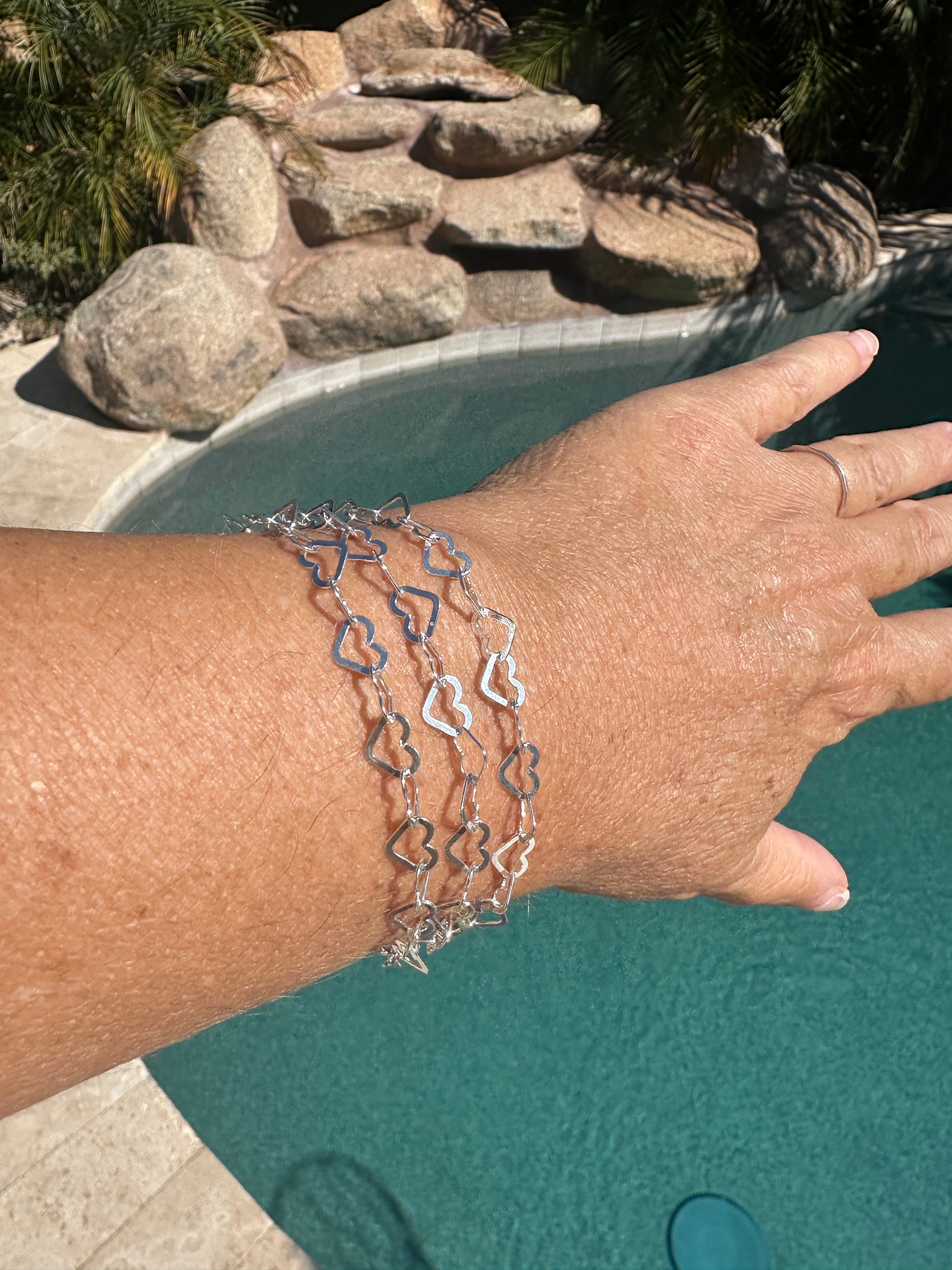 A heart bracelet